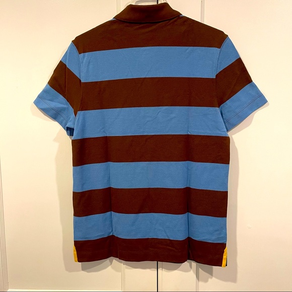 Lacoste Men’s Regular Fit Striped Cotton Piqué Polo Shirt - Picture 8 of 13